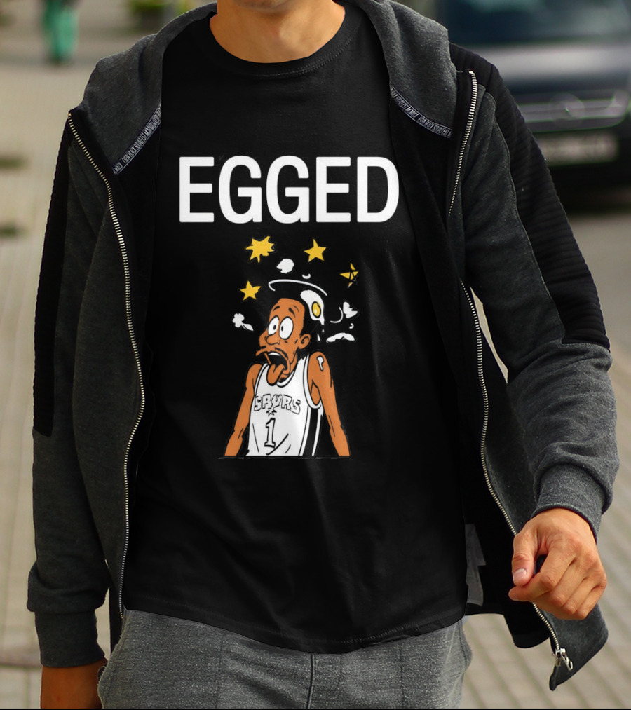 Victor Wembanyama Egged Cartoon Meme San Antonio Spurs Number 1 T-Shirt