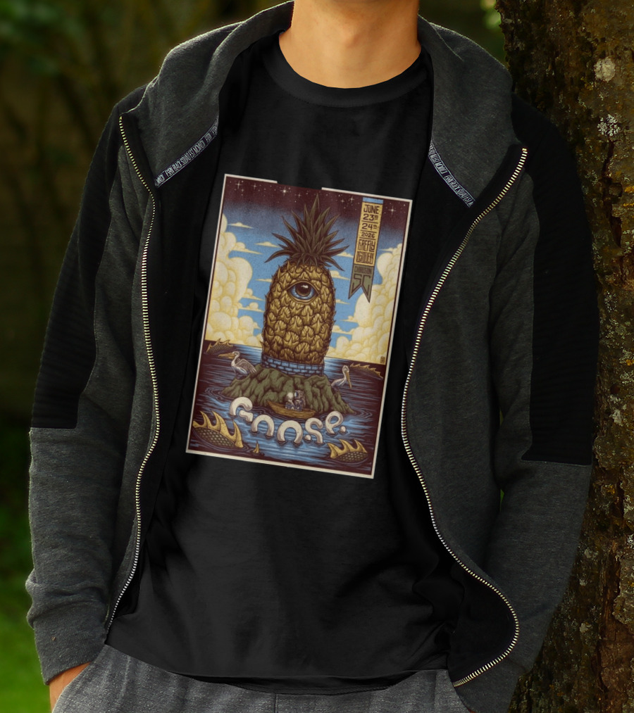 Goose June 23 24 2026 Firefly Distillery North Charleston SC Pineapple Eye Fantasy T-Shirt
