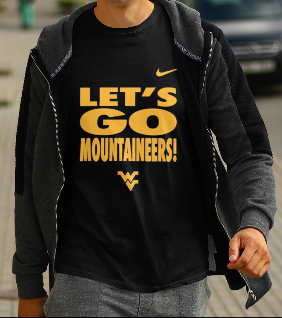 Let's Go Mountaineers Nike WVU West Virginia Mountaineers T-Shirt