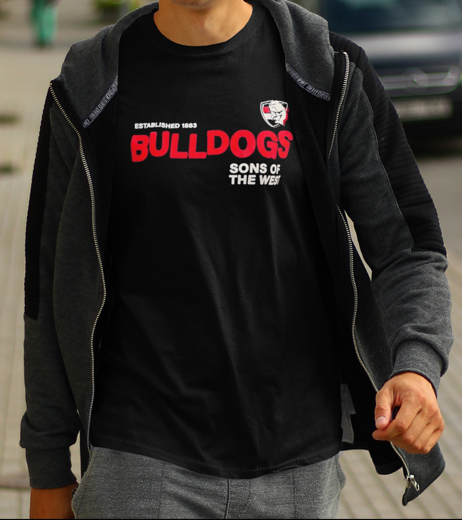 Western Bulldogs Established 1883 Sons Of The West T-Shirt
