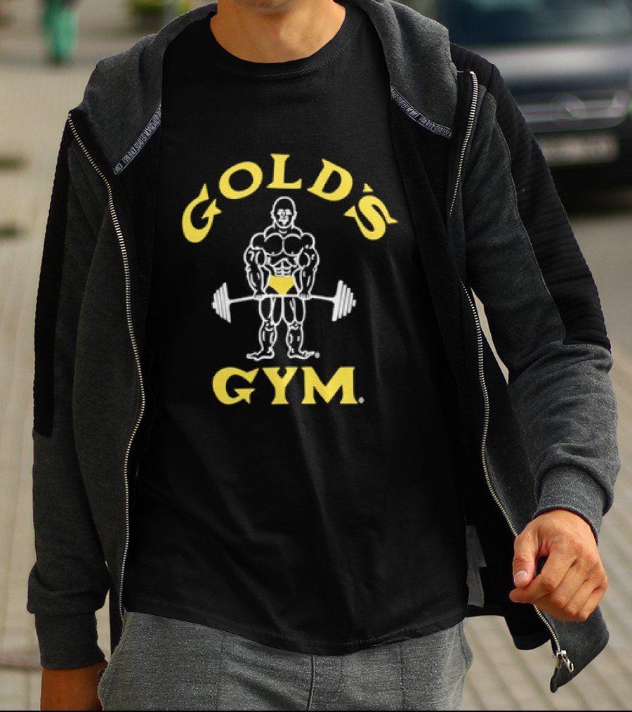Gold's Gym Weightlifting Classic Icon Fitness T-Shirt
