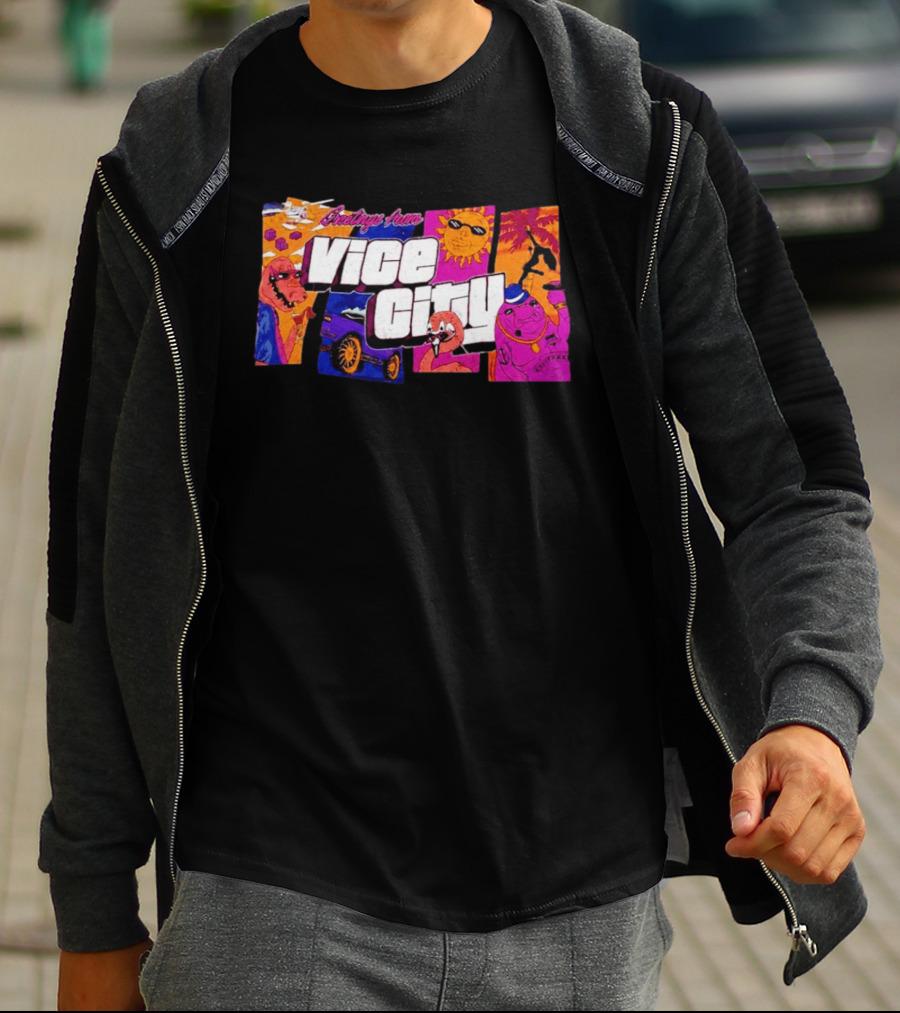 Greetings From Vice City Grand Theft Auto VI GTA 6 Lucia T-Shirt