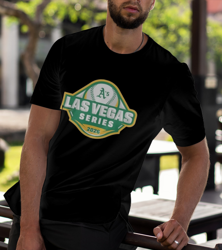 Oakland Athletics A's Las Vegas Series 2026 Green MLB Baseball T-Shirt