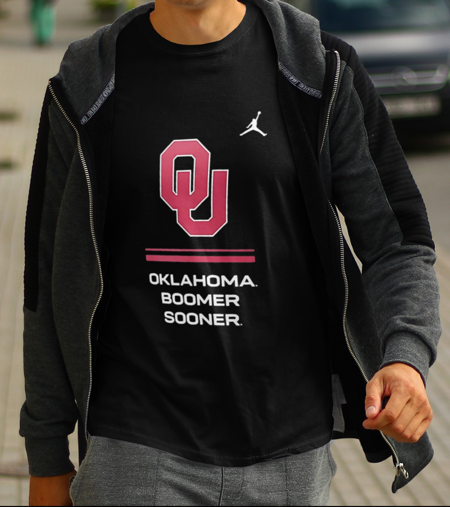 Oklahoma Sooners OU Boomer Jumpman T-Shirt