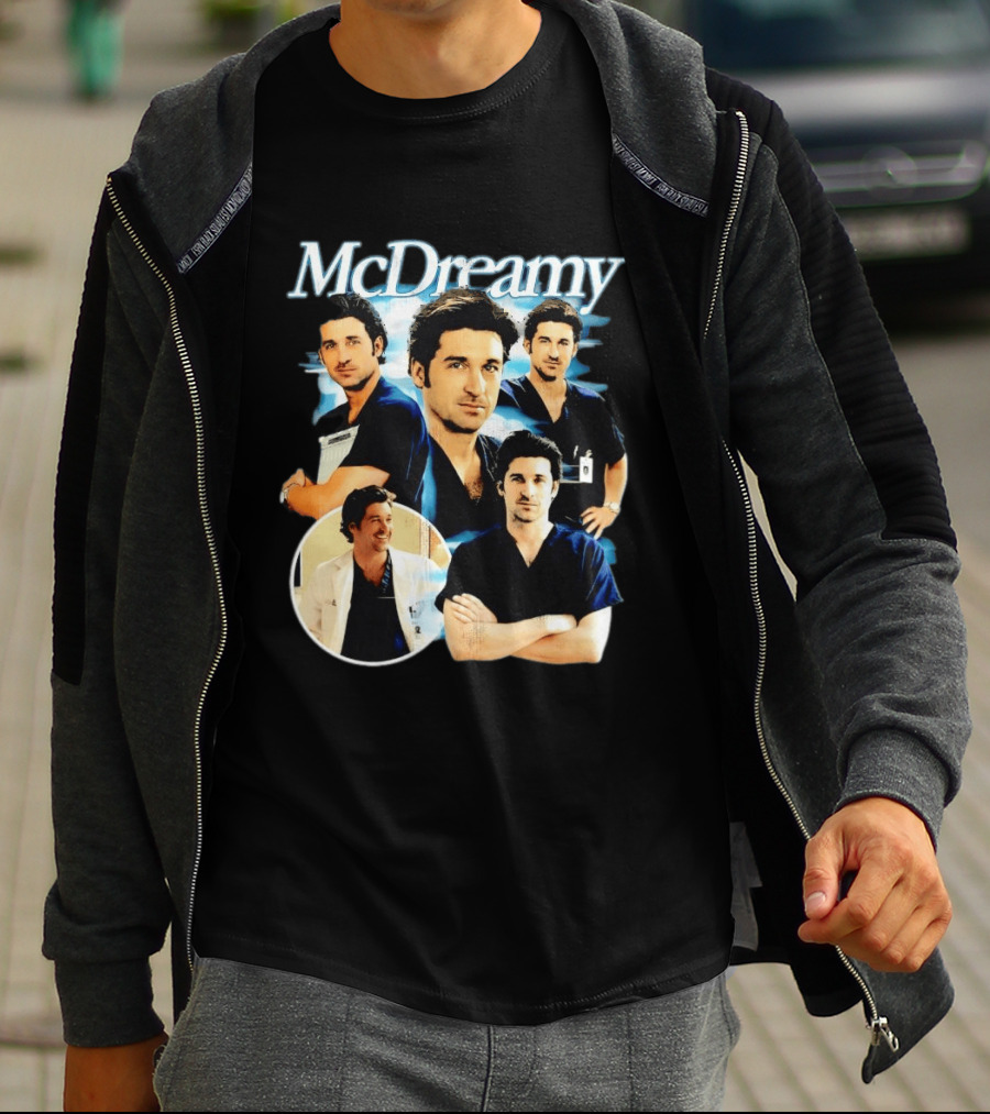 McDreamy Patrick Dempsey Doctor Characters Compilation T-Shirt