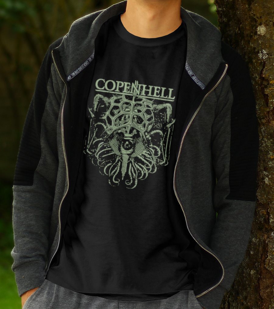 Copenhell Beast Machine Monster Graphic Skull T-Shirt