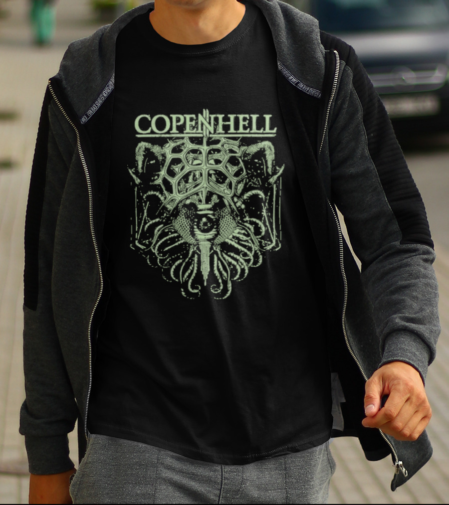 Copenhell Beast Machine Monster Graphic Skull T-Shirt