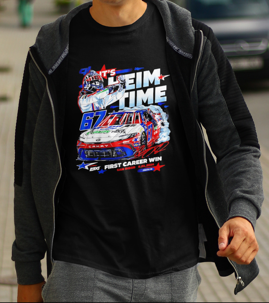 It's Heim Time 67 First Career Win San Diego 2023 NASCAR T-Shirt
