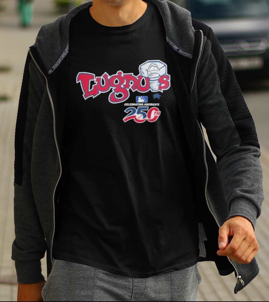 Lansing Lugnuts MiLB Baseball America's 250th Anniversary Celebration T-Shirt