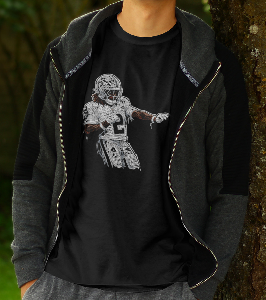 Las Vegas Raiders Ashton Jeanty 2 Football Player T-Shirt