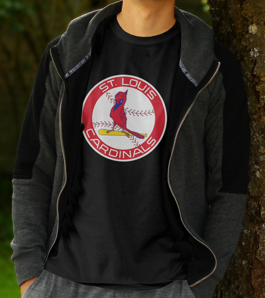 St. Louis Cardinals 2026 Baseball Bird Bat Red Circle T-Shirt