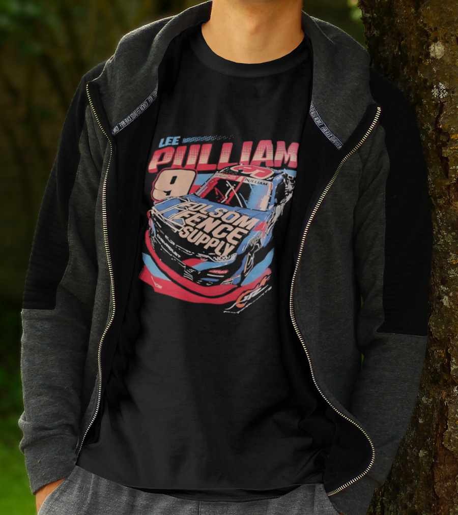 Lee Pulliam 9 Chevrolet NASCAR Folsom Fence Supply Racing T-Shirt