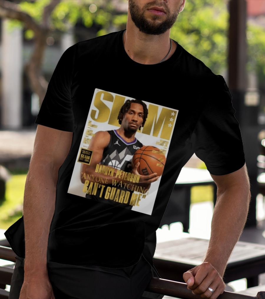 SLAM Gold Darryn Peterson Anyone Ing Can't Guard Me T-Shirt
