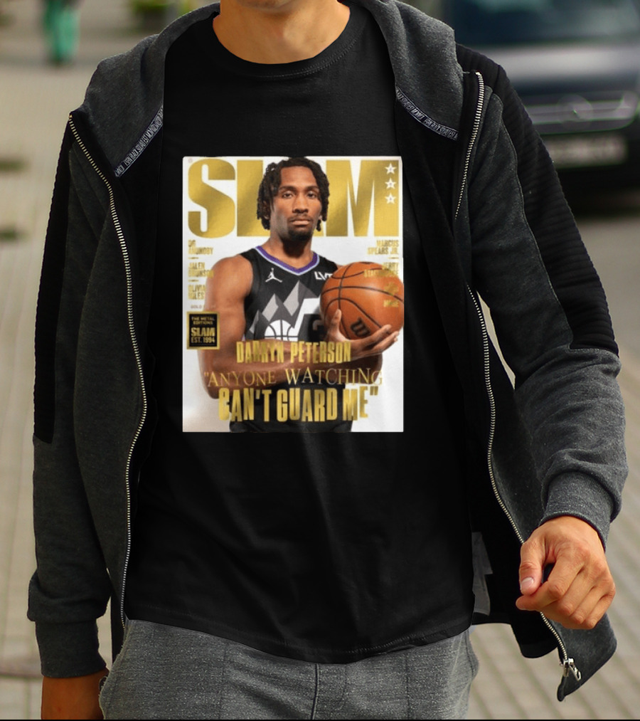 SLAM Gold Darryn Peterson Anyone Ing Can't Guard Me T-Shirt