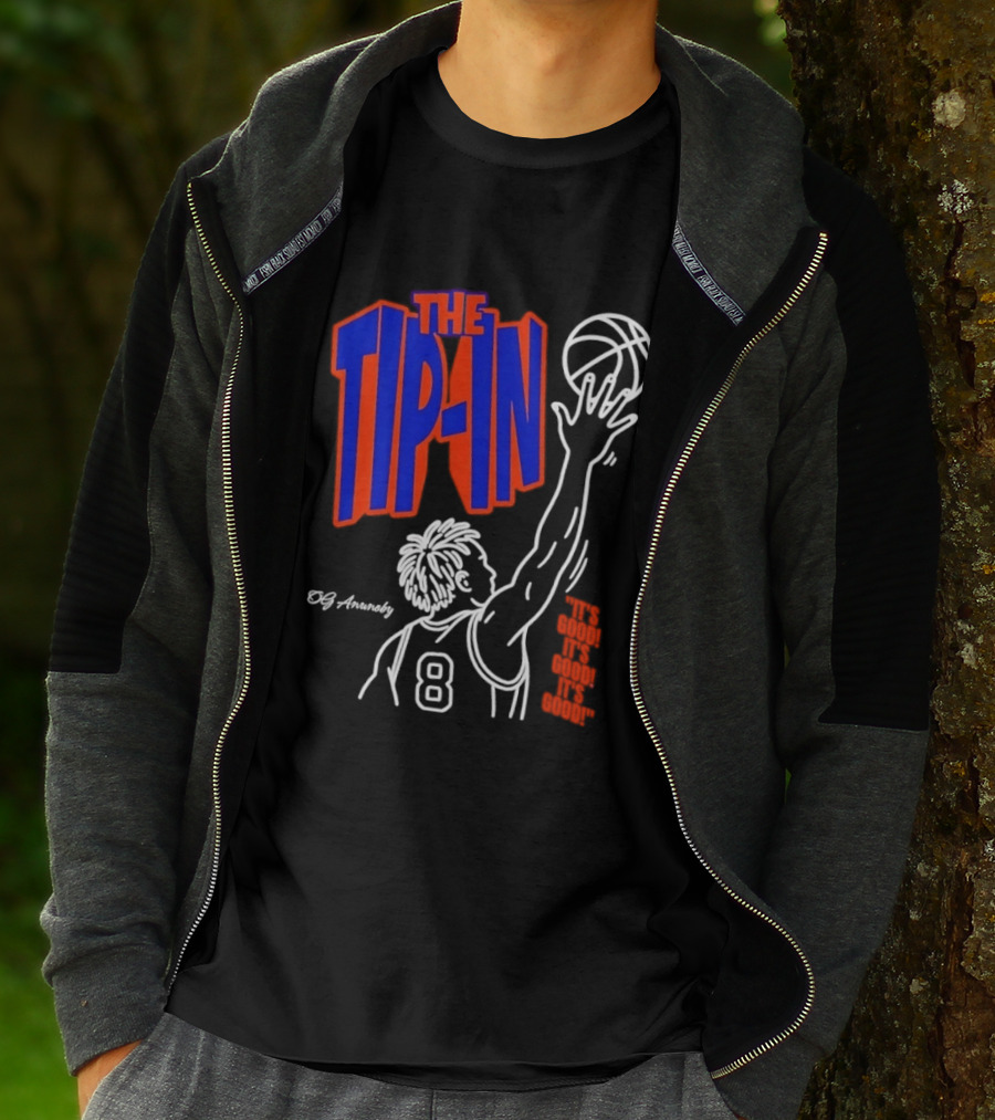 The Tip In OG Anunoby New York Knicks 2026 NBA Champs Basketball Player 8 T-Shirt