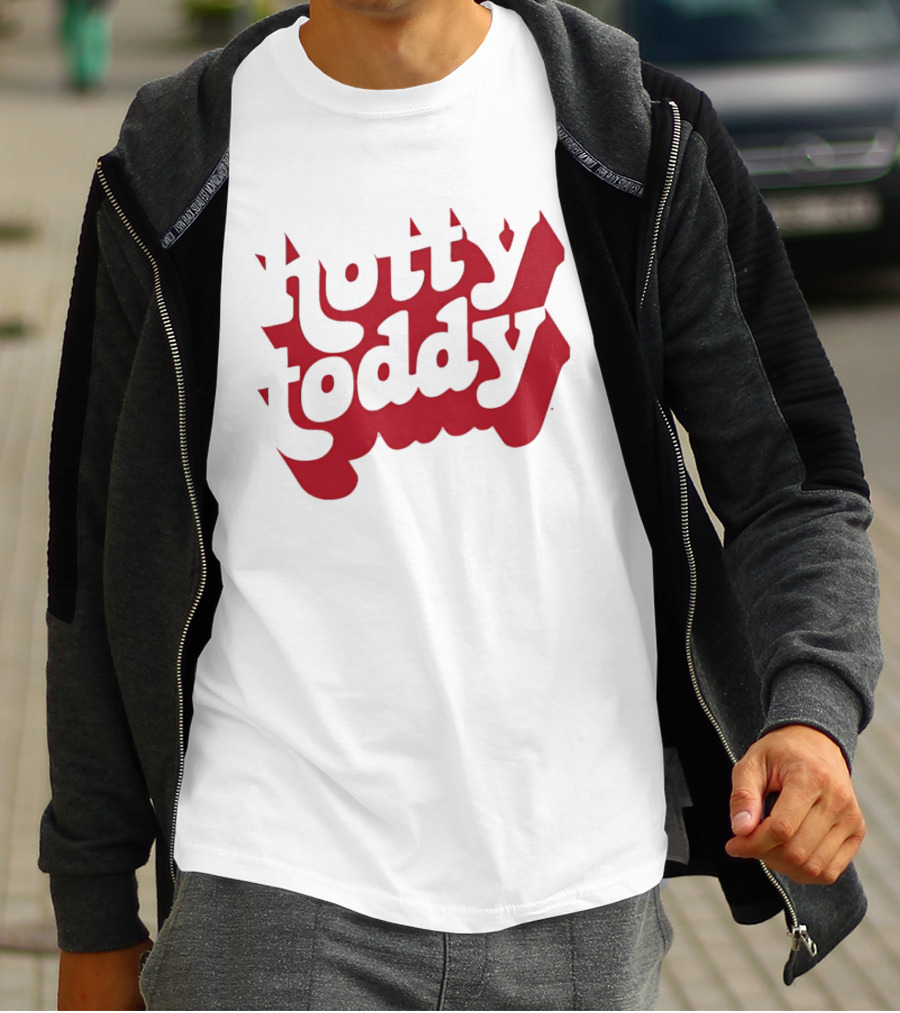Hotty Toddy Text Art With Distinctive Red Lettering T-Shirt