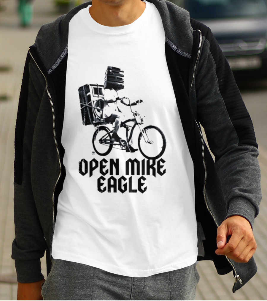 Open Mike Eagle Bicycle Art Hip Hop Alternative Rap T-Shirt