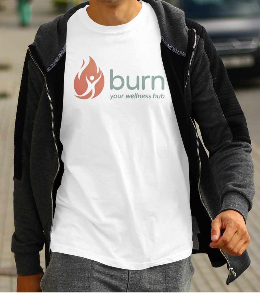 Burn Your Wellness Hub Flame T-Shirt