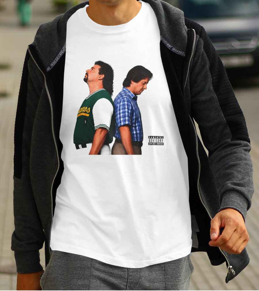 Kenny Powers Stevie Eastbound Bound And Down Parental Advisory Explicit Content T-Shirt