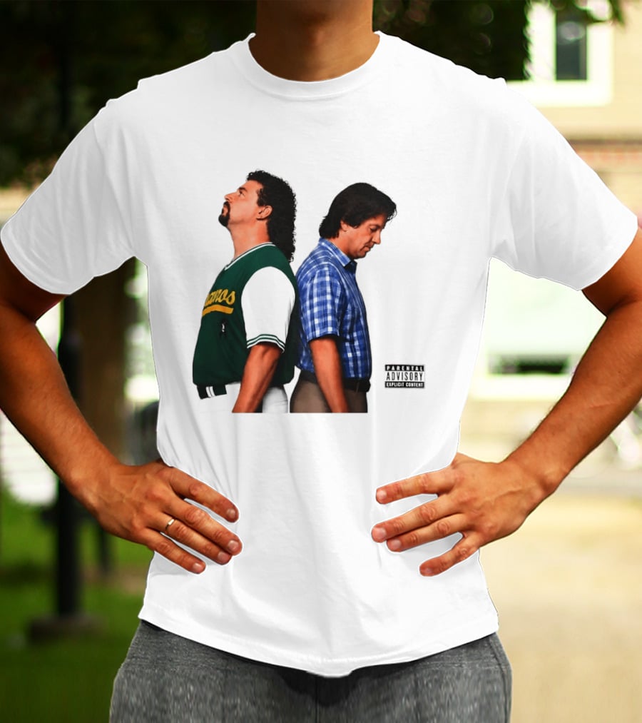 Kenny Powers Stevie Eastbound Bound And Down Parental Advisory Explicit Content T-Shirt