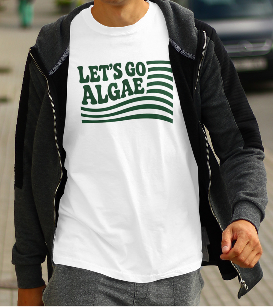 Let's Go Algae Reflecting Pool Green Again Team Algae T-Shirt