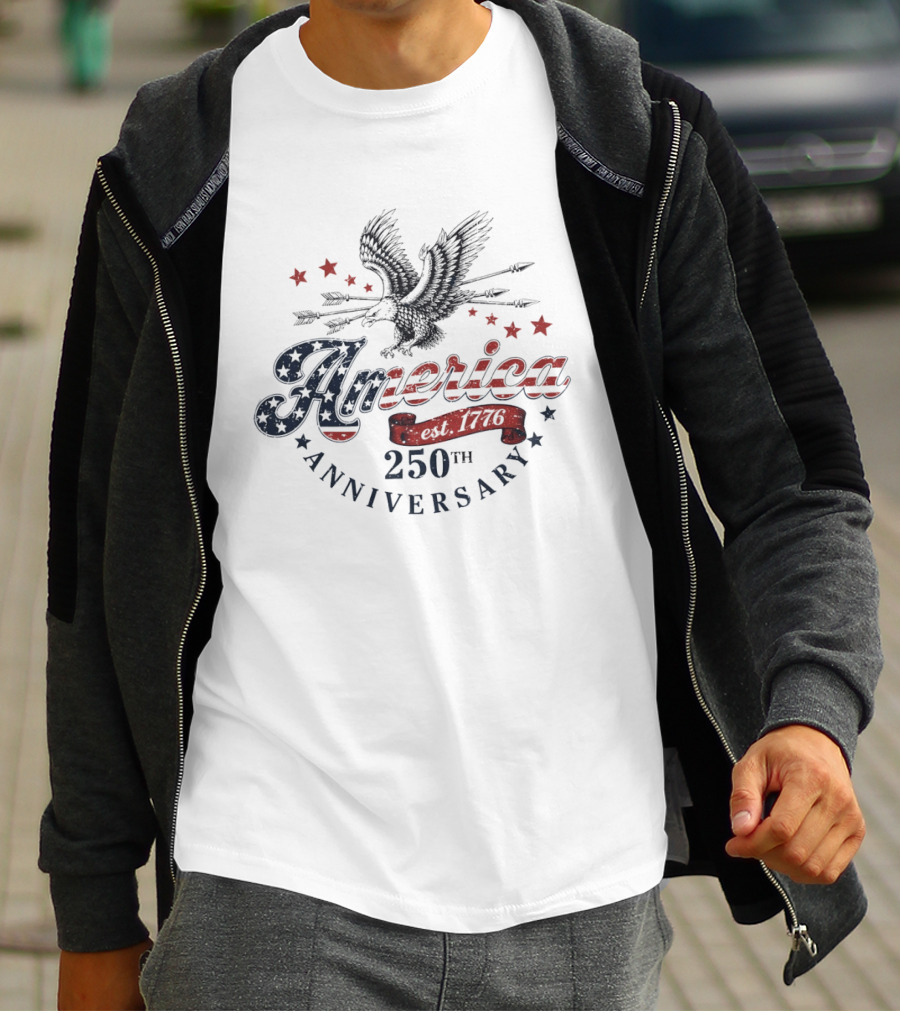 Eagle America 250th Anniversary Est 1776 T-Shirt