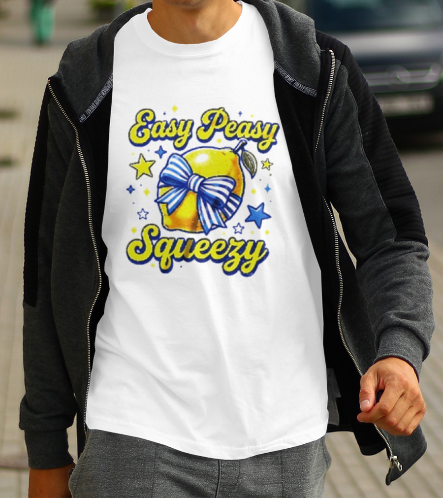 Easy Peasy Lemon Squeezy Bow Star T-Shirt