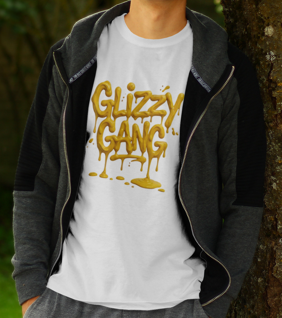 Glizzy Gang Mustard Drip T-Shirt