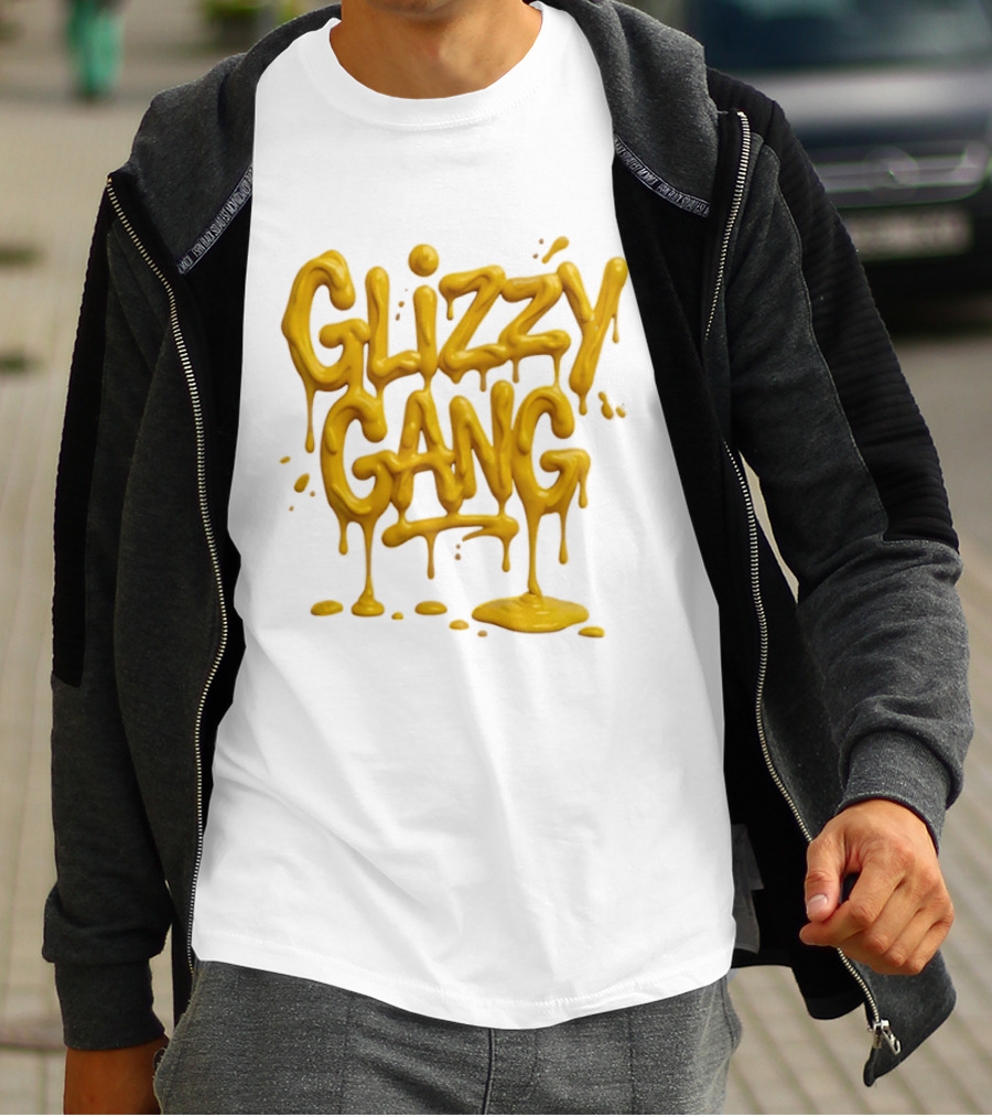 Glizzy Gang Mustard Drip T-Shirt
