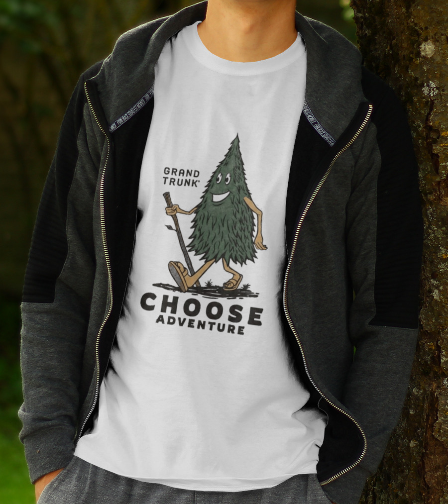 Grand Trunk Choose Adventure Walking Tree T-Shirt