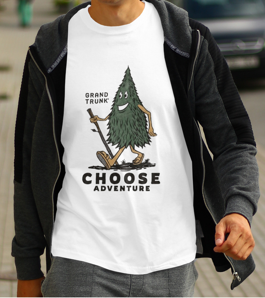Grand Trunk Choose Adventure Walking Tree T-Shirt