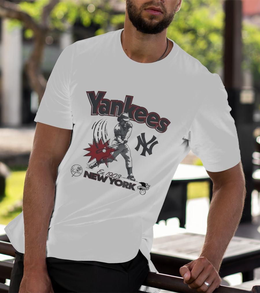 Yankees Est 1903 New York MLB Vintage Baseball Player T-Shirt