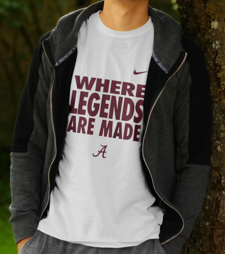 Alabama Crimson Tide Nike Where Legends Are Made T-Shirt