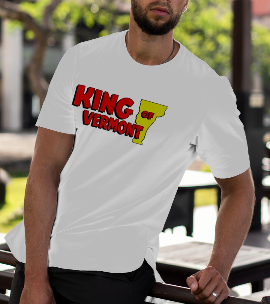 KING OF VERMONT Map T-Shirt
