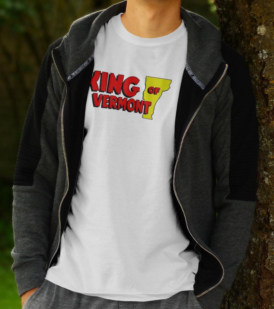 KING OF VERMONT Map T-Shirt