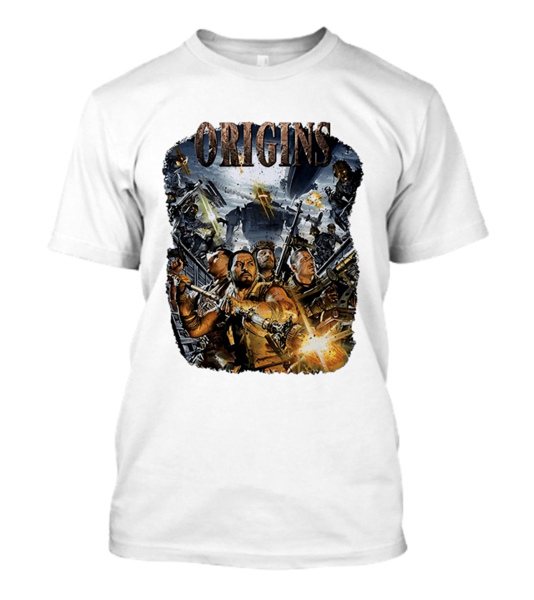 Origins Call Of Duty Zombies Tank Dempsey Nikolai Belinski Takeo Masaki Edward Battle Scene T-Shirt