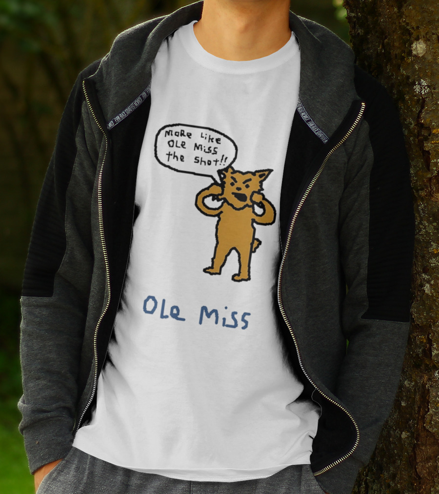 Kentucky Vs Ole Miss Basketball Funny More Like Ole Miss The Shot SEC 2026 T-Shirt