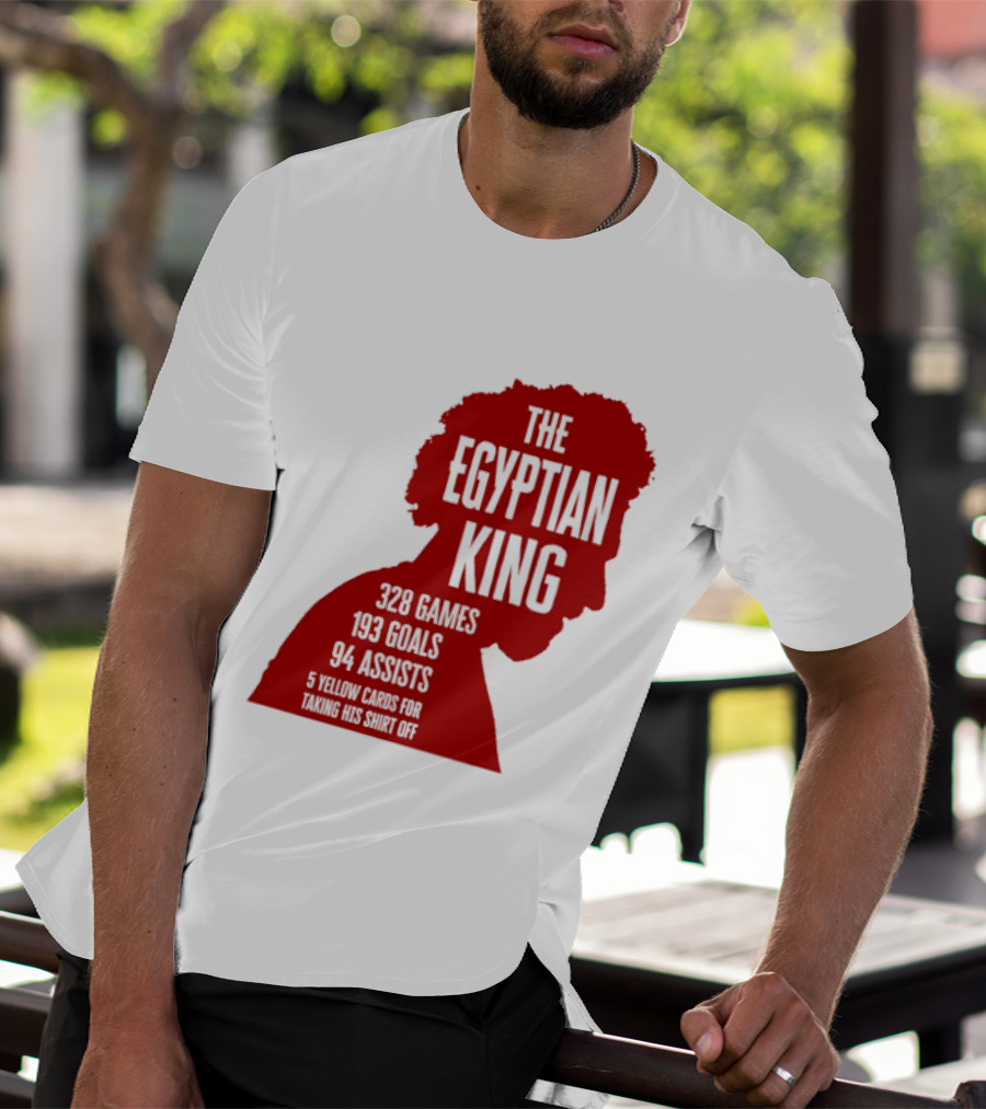 The Egyptian King Mohamed Salah 328 Games 159 Goals 94 Assists Liverpool FC Stats T-Shirt
