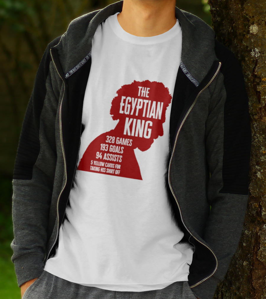 The Egyptian King Mohamed Salah 328 Games 159 Goals 94 Assists Liverpool FC Stats T-Shirt