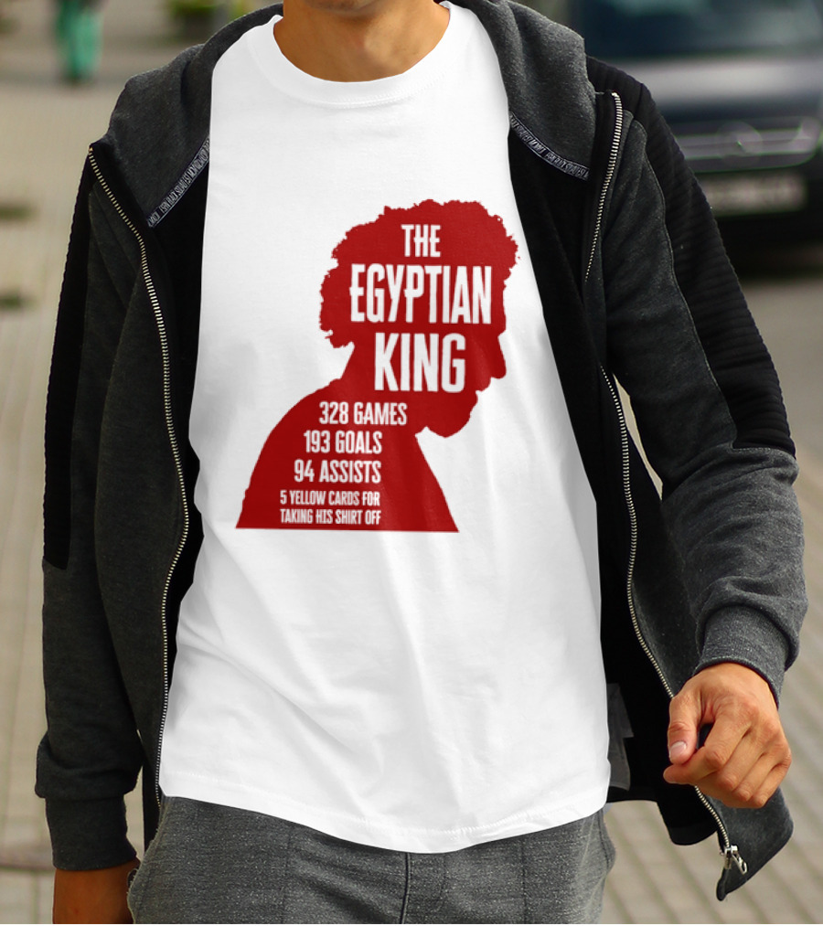 The Egyptian King Mohamed Salah 328 Games 159 Goals 94 Assists Liverpool FC Stats T-Shirt