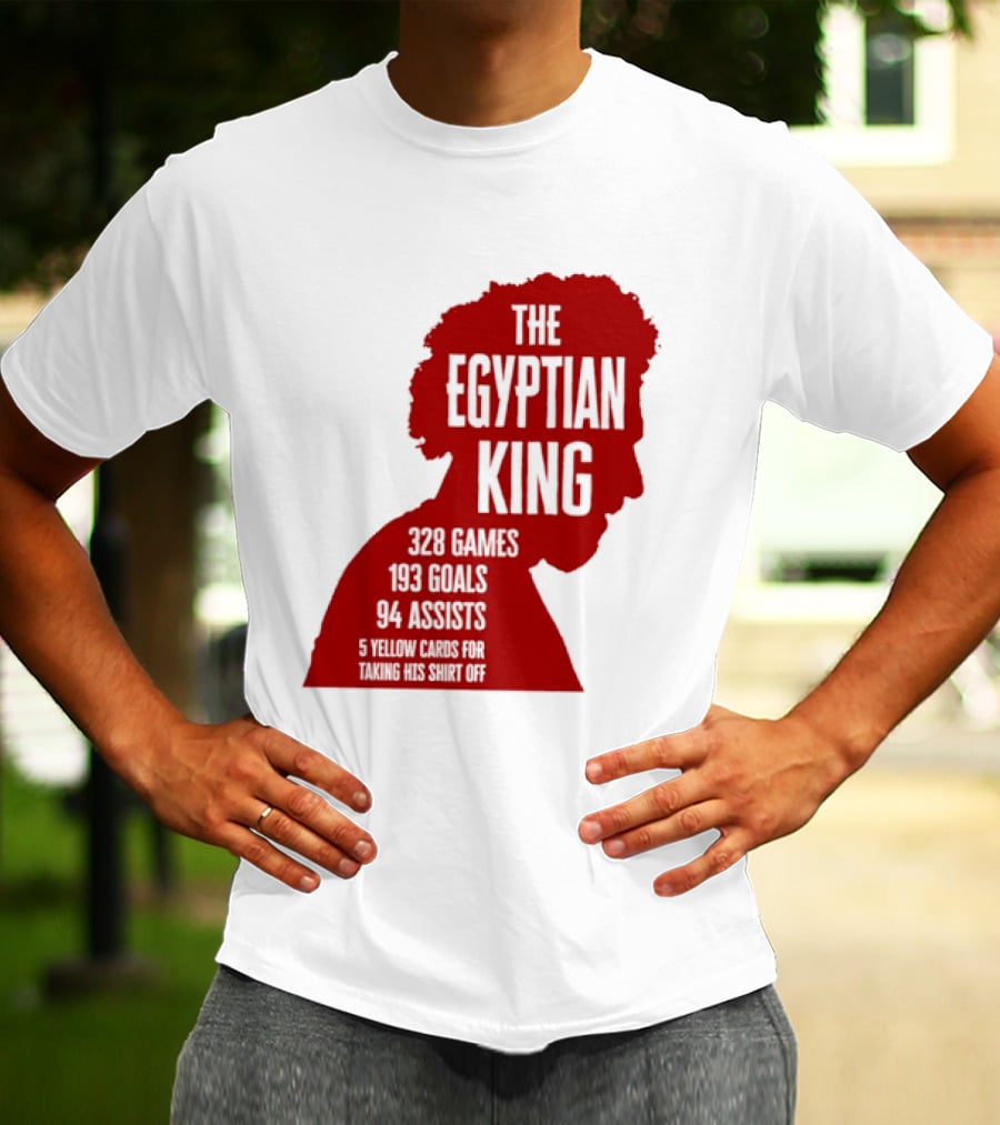 The Egyptian King Mohamed Salah 328 Games 159 Goals 94 Assists Liverpool FC Stats T-Shirt
