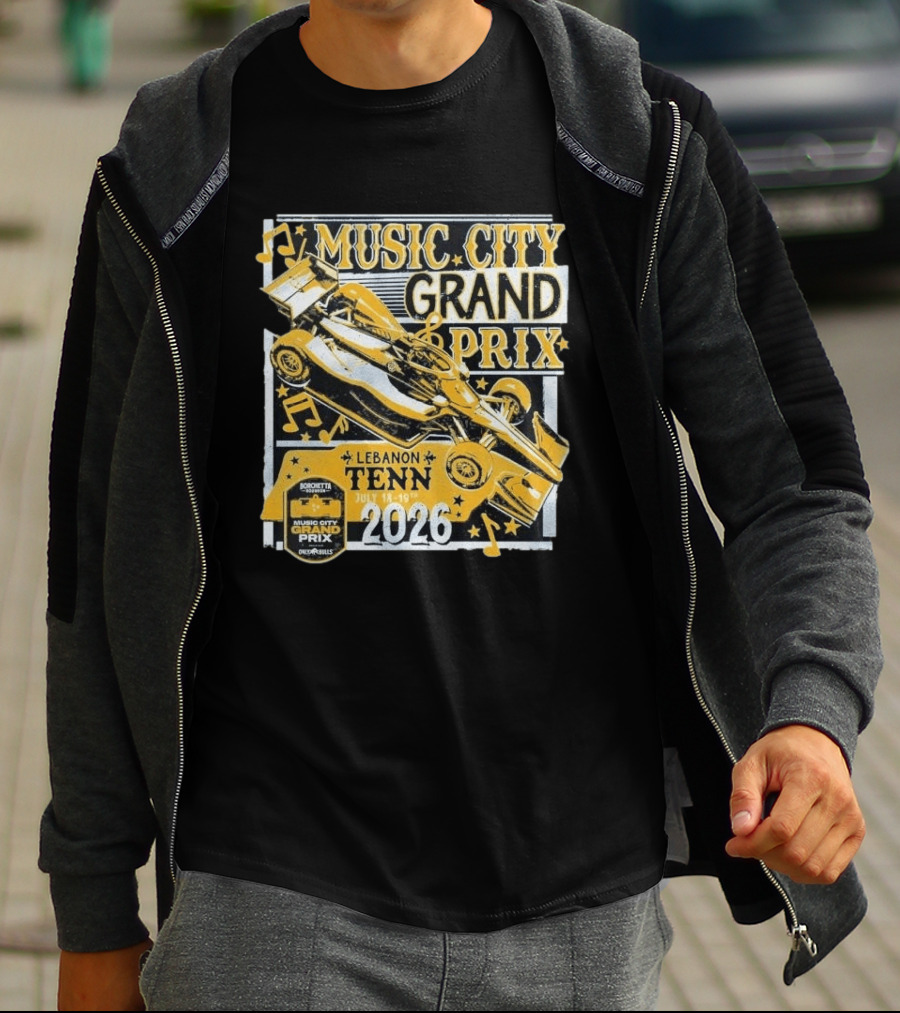 Borchetta Bourbon Music City Grand Prix Onlybulls Lebanon Tenn July 17 19 2026 T-Shirt