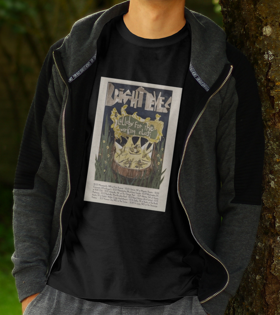 Bright Eyes Lullaby For The Working Class Tour 2026 Concert Dates T-Shirt