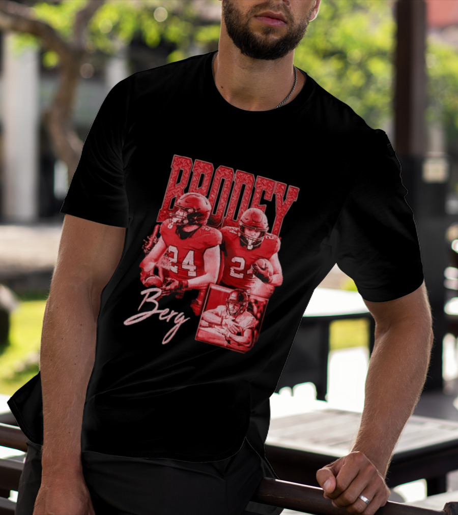 Brodey Berg Football 24 Player Athlete Sports T-Shirt