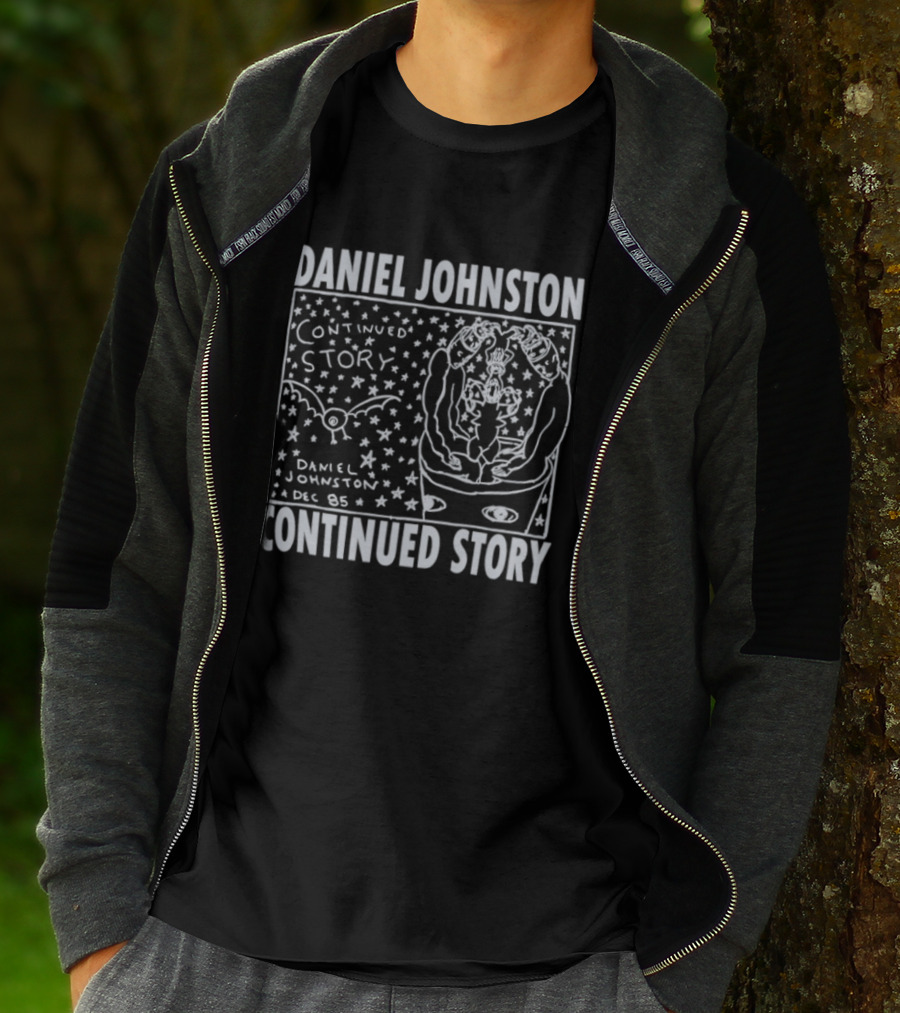 Daniel Johnston Continued Story December 1985 Starry T-Shirt