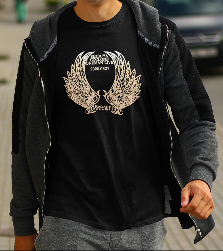Shibuya Cyclone Oneman Live 20200327 Hagane Wings T-Shirt