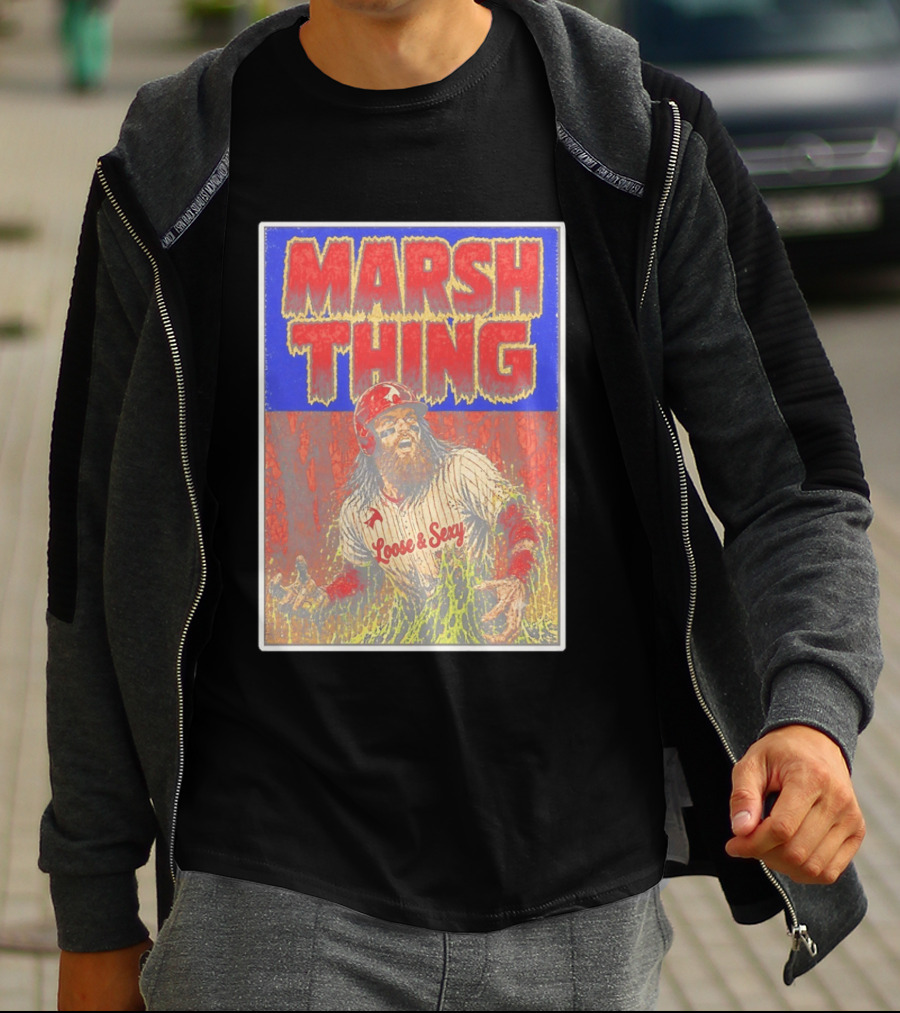 Marsh Thing Brandon Marsh Philadelphia Phillies Loose Sexy T-Shirt