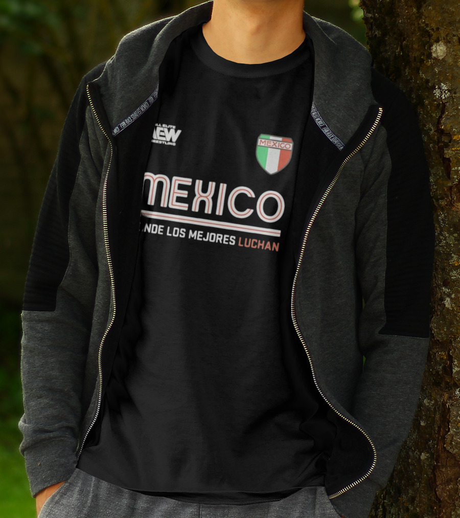 AEW Wrestling Mexico Donde Los Mejores Luchan T-Shirt