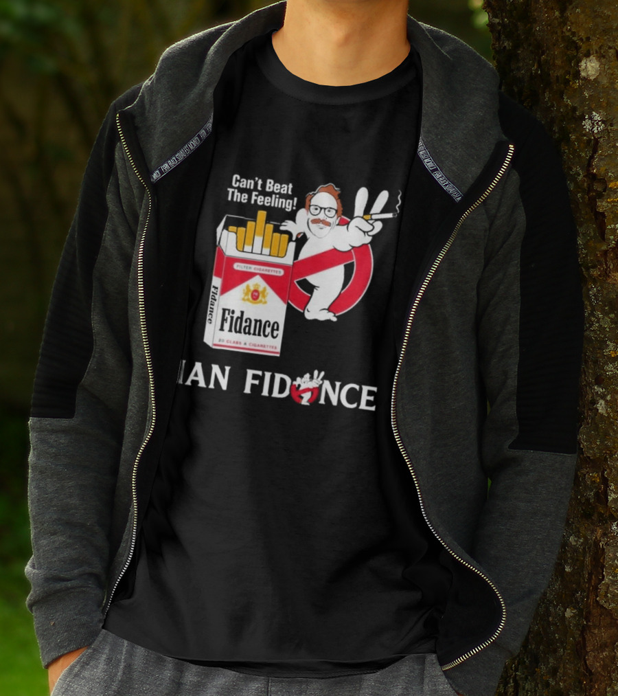 Ian Fidance Can't Beat The Feeling Ghostbusters Marlboro Cigarette T-Shirt