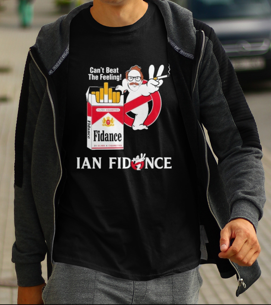 Ian Fidance Can't Beat The Feeling Ghostbusters Marlboro Cigarette T-Shirt